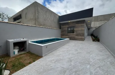 Casa nova com piscina e 02 dormitórios  para Venda, Itanhaém / SP