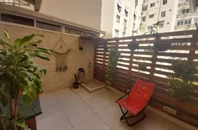 Lindo apartamento, garden, 1 quarto em copacabana, com  chuveiro