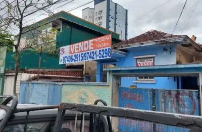 Terreno comercial à venda na Avenida Doutor Pedro Lessa, 1887, Embaré, Santos