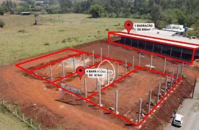 Barracão para alugar, 450 m² por r$ 8.000,00/mês - contorno norte - ibiporã/pr