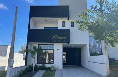 Casa em condomínio no jardim eucaliptos em sorocaba, 153m²,  03 dormitórios, 01 suíte , 02 vagas de garagem.