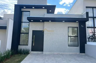 Casa em condomínio no jardim santa marta em sorocaba, 102m²,  03 dormitórios, 01 suíte , 02 vagas de garagem.