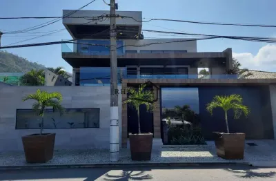 Casa com 4 suítes à venda, 600 m² por r$ 14.900.000 - itacoatiara - niterói/rj