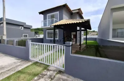 Casa à venda, 110 m² por r$ 490.000,00 - pindobas - maricá/rj