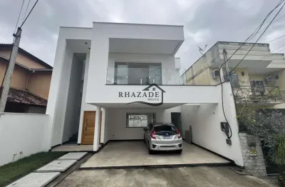 Casa primeira locação em condomínio fechado duplex 3 suítes arsenal/são gonçalo.