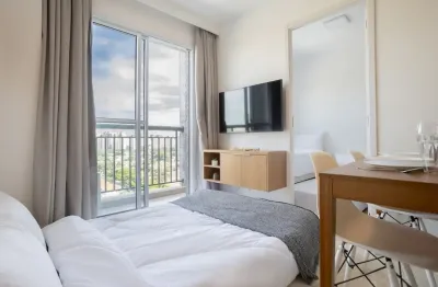 Apartamento com vista panorâmica em moema - mobiliado e decorado!