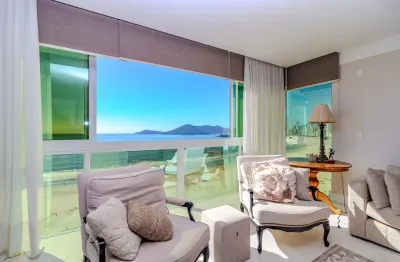 Locação anual frente mar – 3 suítes mobiliadas no residencial saveiro – balneário camboriú