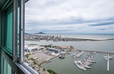 Cobertura duplex com vista para marina e toda orla da fazenda, mobiliada e equipada venham conhecer.
