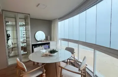 Frente mar bc... 3 dorm, 2 bwc,  2 vg... finamente mobiliado equipado, pronto para morar