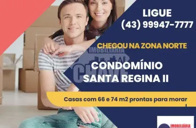 Casa à venda, condominio residencial habitten santa regina, londrina - pr