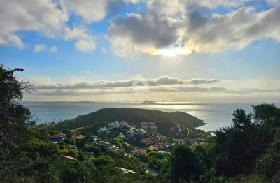 Terreno com vista pro mar a venda em joão fernades, armação dos buzios, rj