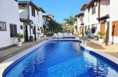 Casa a venda em condomínio com 5 quartos, 4 suítes a venda em geriba, armação dos buzios