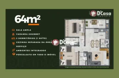 Empreendimento altos vila são josé, unidades de 64m2, 75m2 e varanda gourmet, bairro vila são josé, taubaté-sp.