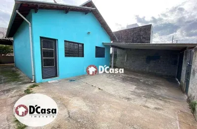 Casa térrea à venda com 2 quartos e amplo quintal, bairro estoril, taubaté - sp.