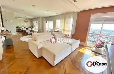 Belíssimo apartamento à venda com 235m2, mobiliado e 4 vagas de garagem, condomínio des arts, taubaté-sp.