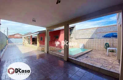Sobrado à venda com 3 quartos, edícula e piscina, bairro dos eucaliptos, tremembé - sp.