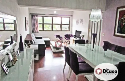 Apartamento à venda de 76m²  e vaga coberta, região central em taubaté-sp