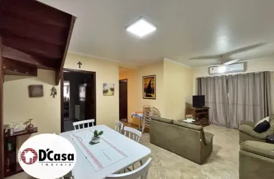Cobertura duplex à venda com amplo terraço gourmet, a 500m da Orla, no Itaguá, Ubatuba-SP.