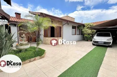 Casa à venda com 3 suítes e espaço gourmet com fogão a lenha, bairro Parque das Fontes, Tremembé - SP.