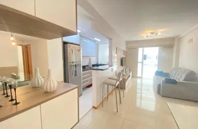 Apartamento vista parcial mar, 2 quartos, 1 vaga e lazer completo