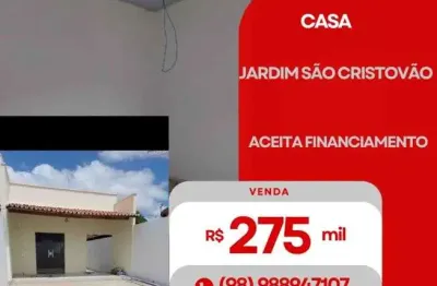 Casa com 2 quartos à venda na Rua Elizabeth Kerth, 10, Jardim São Cristóvão, São Luís