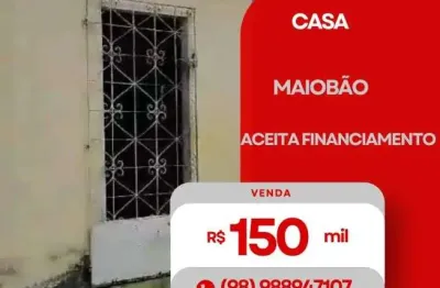 Imóvel para venda tem 100 metros quadrados com 2 quartos em conjunto maiobao - paço do lumiar - ma