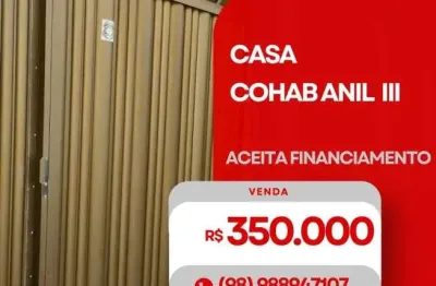 Imóvel para venda tem 120 metros quadrados com 3 quartos em cohab anil iii - são luís - ma