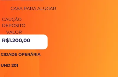 Casa para alugar na cidade operária  - são luís- ma  pronta pra morar
