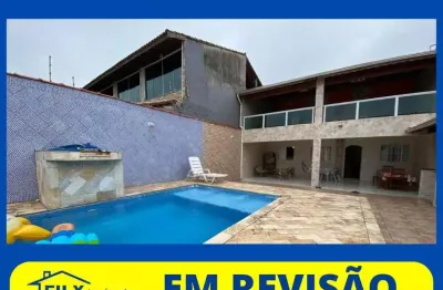 Casa para venda em itanhaém, gaivota, 3 dormitórios, 1 suíte, 1 banheiro, 4 vagas