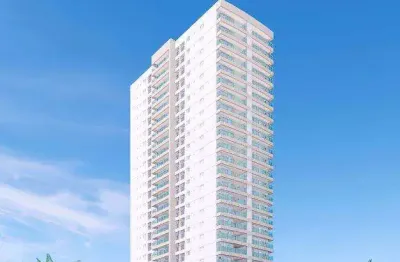 Apartamento para venda em praia grande, guilhermina, 2 dormitórios, 1 suíte, 1 banheiro, 1 vaga