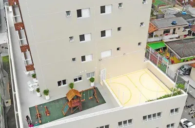 Apartamento para venda em praia grande, aviação, 2 dormitórios, 1 suíte, 1 banheiro, 2 vagas