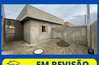 Casa para venda em itanhaém, nova itanhaém, 2 dormitórios, 1 banheiro, 1 vaga