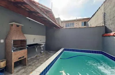 Casa para venda em itanhaém, gaivota, 2 dormitórios, 1 suíte, 1 banheiro, 2 vagas