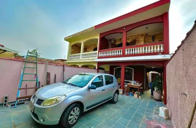 Casa para venda em itanhaém, gaivota, 3 dormitórios, 1 suíte, 3 banheiros, 4 vagas