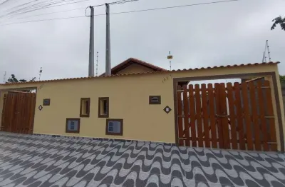Casa para venda em itanhaém, nova itanhaém, 2 dormitórios, 1 suíte, 1 banheiro, 2 vagas