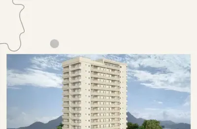 Apartamento para Venda em Praia Grande, Guilhermina, 2 dormitórios, 1 suíte, 1 banheiro, 1 vaga