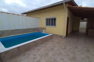 Casa para venda em itanhaém, jamaica, 2 dormitórios, 1 suíte, 1 banheiro, 2 vagas