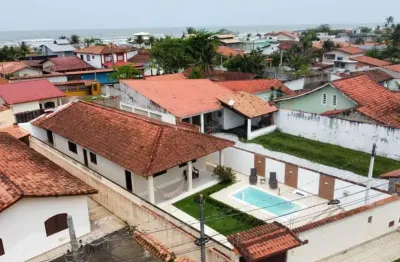 Casa para venda em itanhaém, palmeiras, 3 dormitórios, 2 suítes, 1 banheiro, 4 vagas