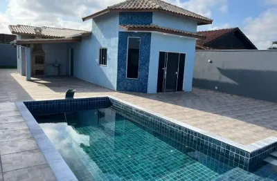 Casa para venda em itanhaém, cibratel 2, 3 dormitórios, 1 suíte, 2 banheiros, 5 vagas