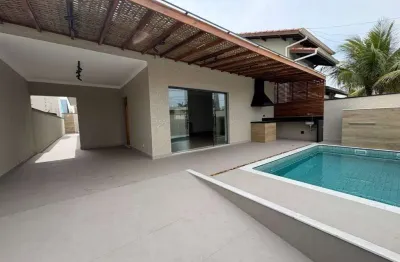 Casa alto padrão para venda em peruíbe, 0asis, 3 dormitórios, 3 suítes, 1 banheiro, 2 vagas