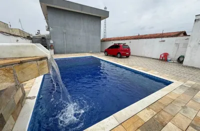 Casa lado praia, com piscina, em itanhaém por apenas r$ 240.000,00