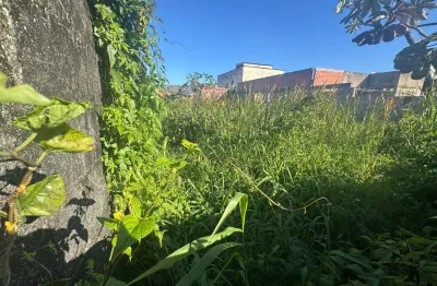 Terreno lado praia a 900 metros do mar, rua calçada e asfaltada
