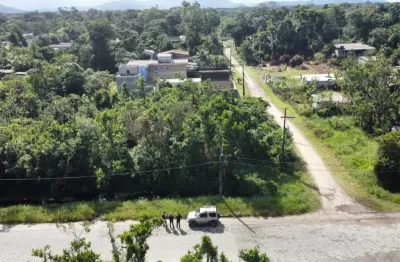 Terreno localizado lado serra no Coronel, Itanhaém, a 3 km da rodovia – Escritura, analisa carro como parte de pagamento