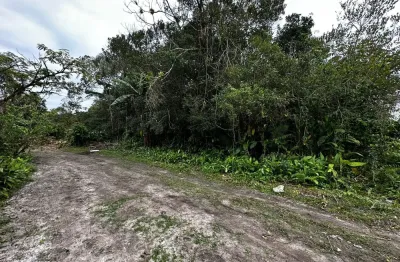 Terreno de chácara localizado lado serra em Itanhaém, a 2 km da rodovia, com 1.107 m² de área total – Escritura.