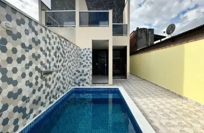 Casa à venda com piscina e área gourmet, no bairro jardim suarão