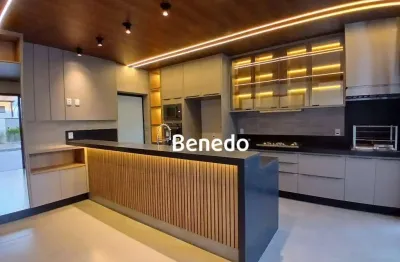 Casa com 3 dormitórios à venda, 217 m² por r$ 2.250.000,00 - santorini residencial club - paulínia/sp