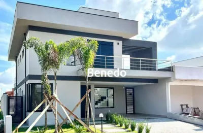 Casa com 3 suítes para locação, 244 m²  - condomínio royal garden - paulínia/sp