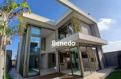 Casa com 3 suítes e um escritório à venda, santorini residencial club - parque brasil 500 - paulínia/sp