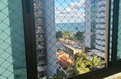 Apto a 50 metros da praia com uma bela vista do mar