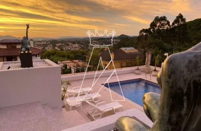 Casa com 6 dormitórios, 980 m² - venda por r$ 6.900.000,00 ou aluguel por r$ 60.000,00 -  alphaville - santana de parnaíba/sp